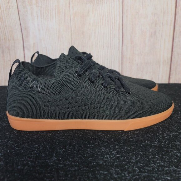 Suavs Shoes - Suavs The Zilker Black Gum Knit Lace Up Sneakers Women's Size 7 Minimalist Shoes